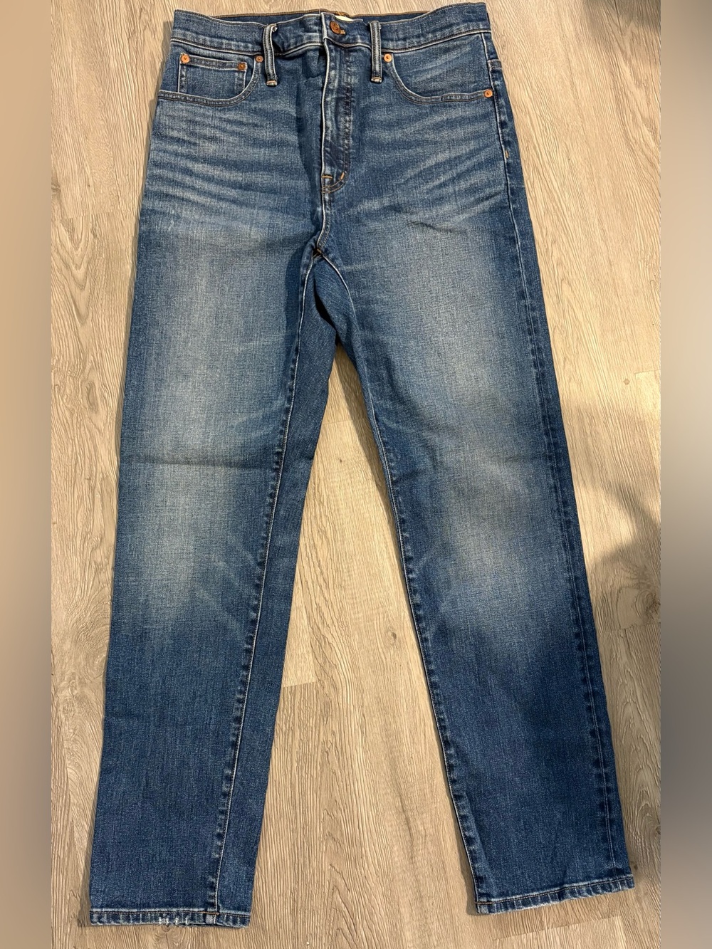 MADEWELL Classic Straight Denim Jeans, 30T